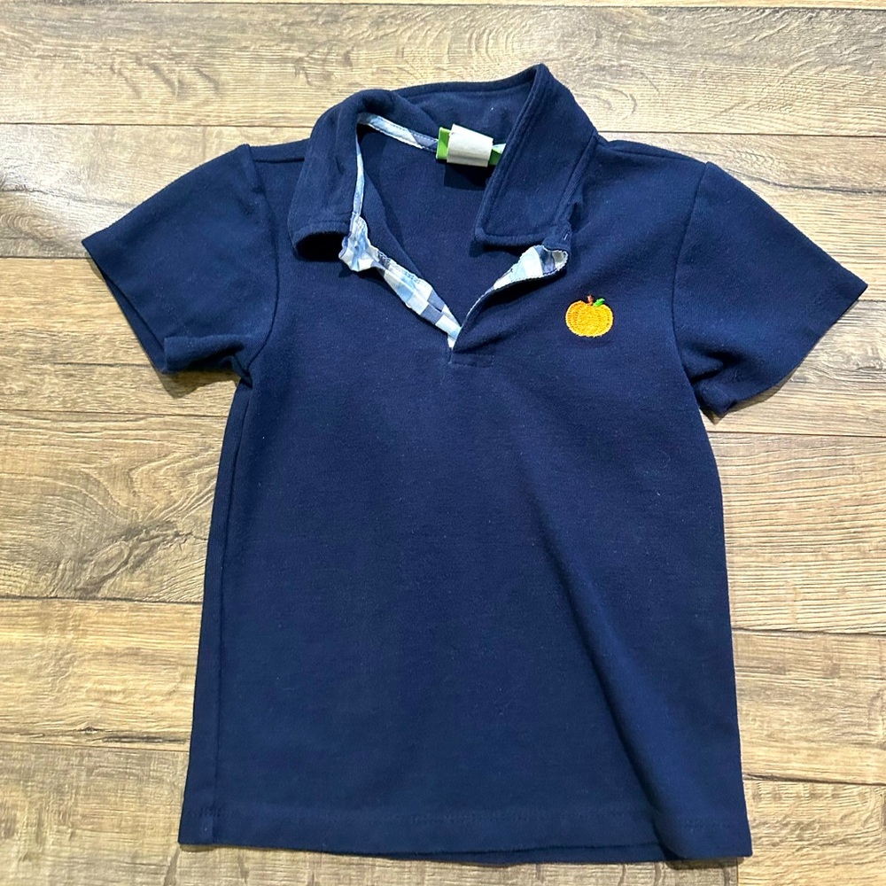 Classic Whimsy Pumpkin Embroidered Polo